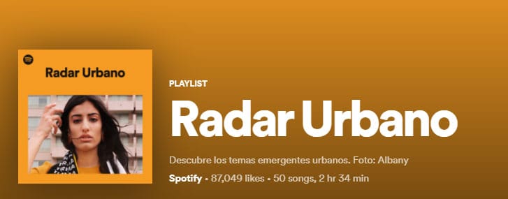 Radar Urbano playlist