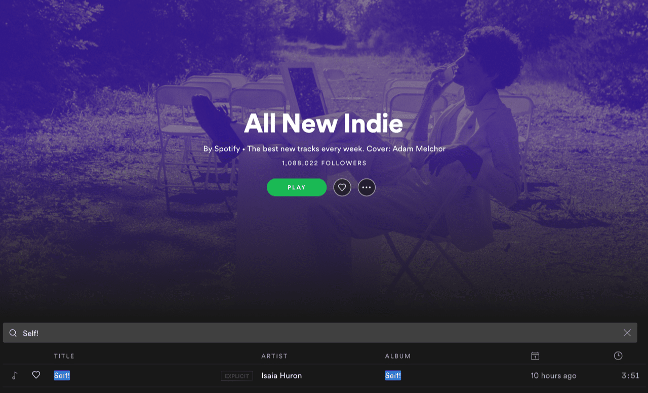 All New Indie Playlist Spotify