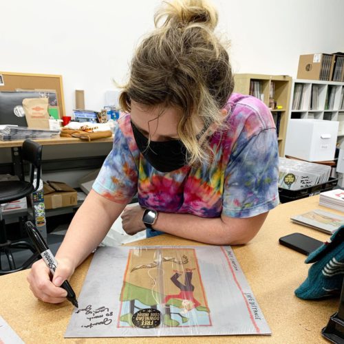 Janet Simpson signing