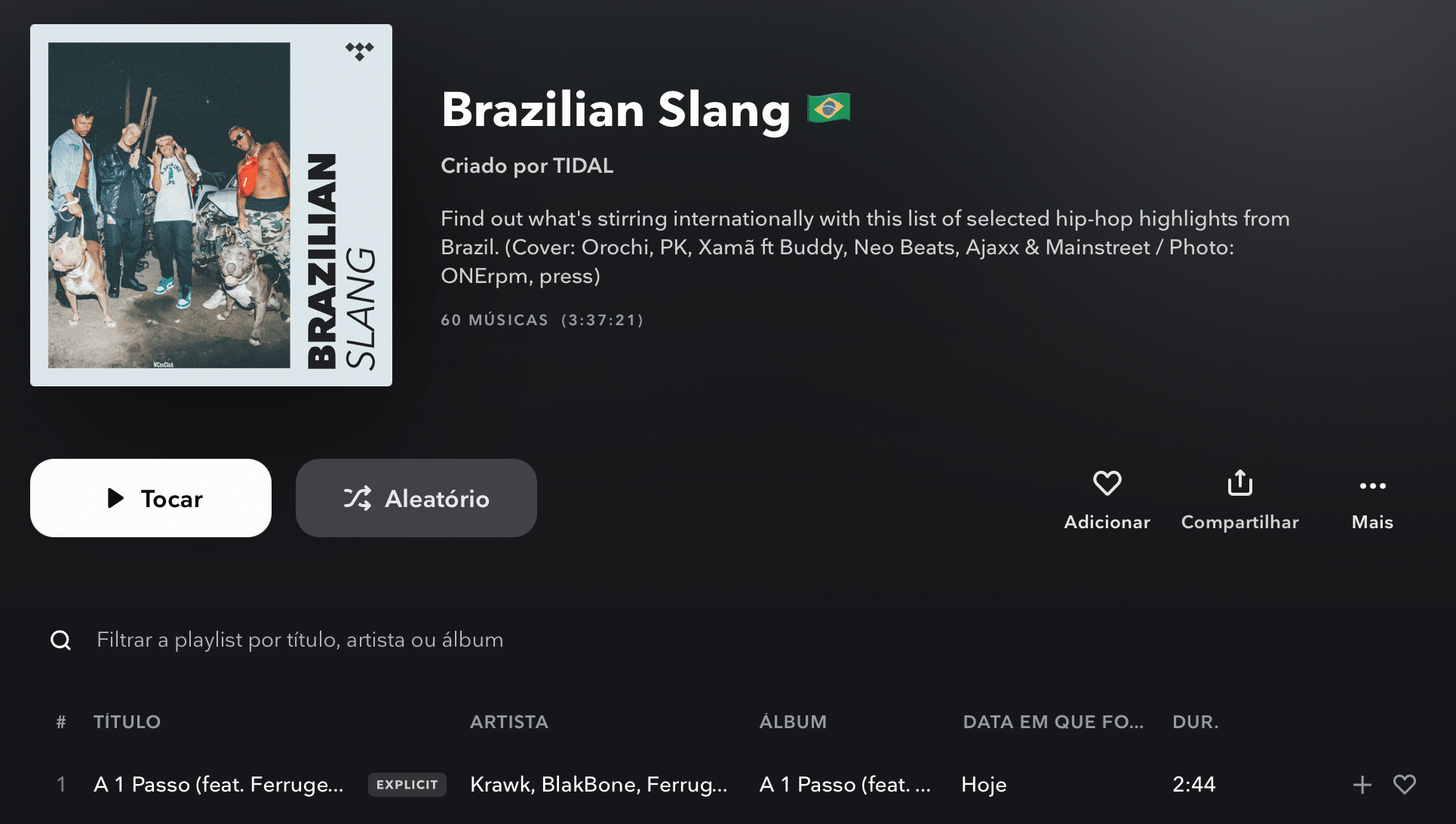 brazilian slang playlist