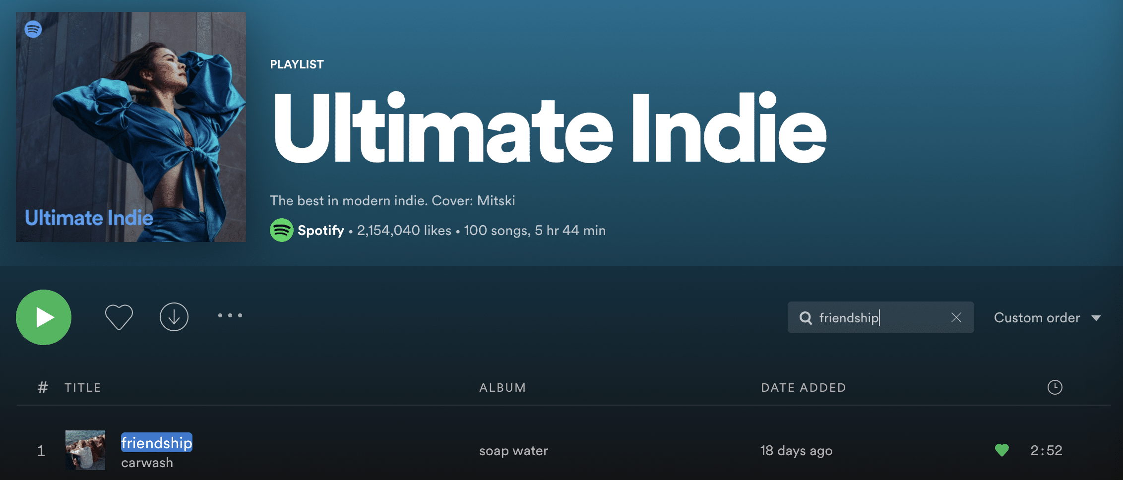 ultimate indie playlist