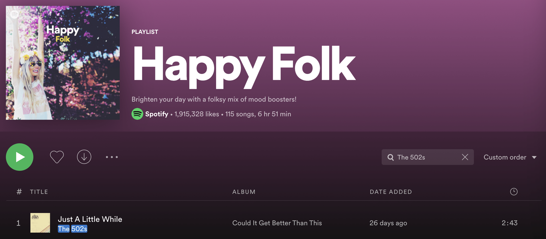 happy folk playlist