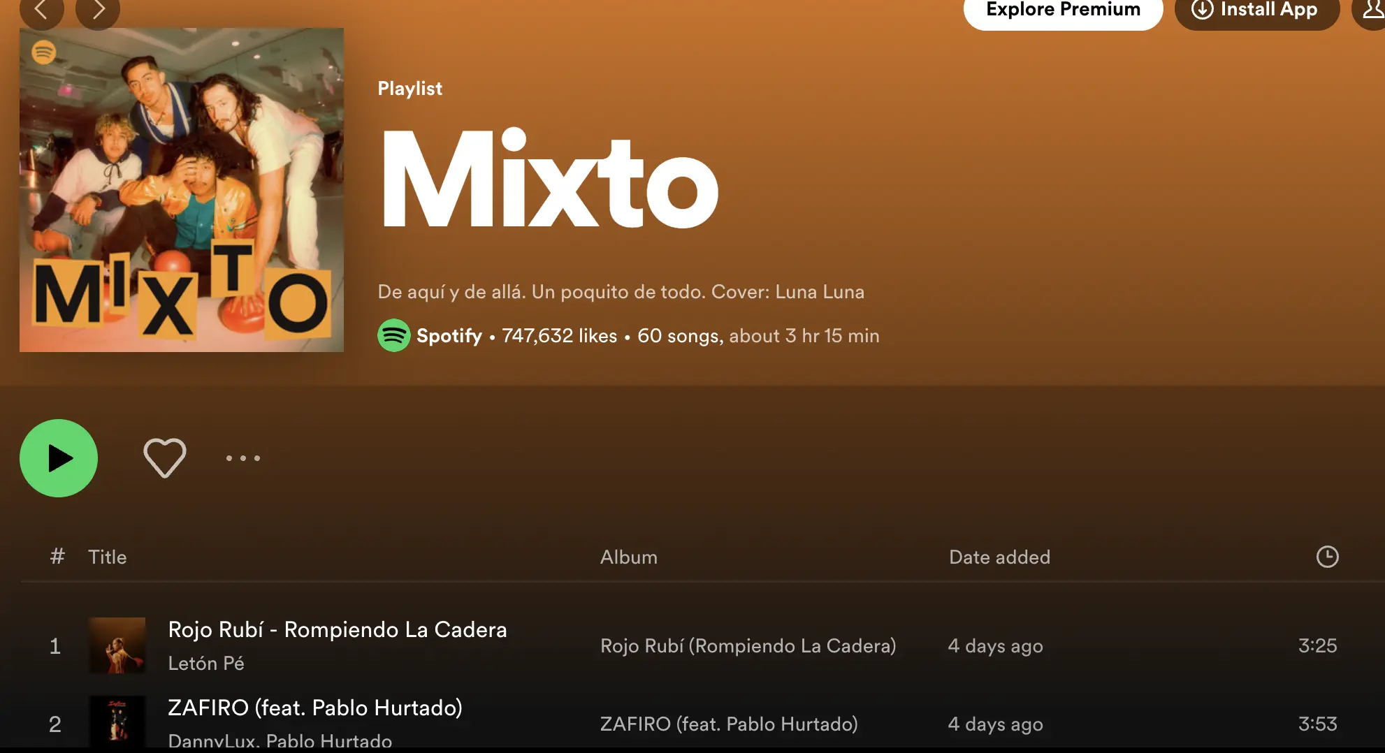 A music app featuring the keyword "mixto" and a case study on Grace Gaustad.