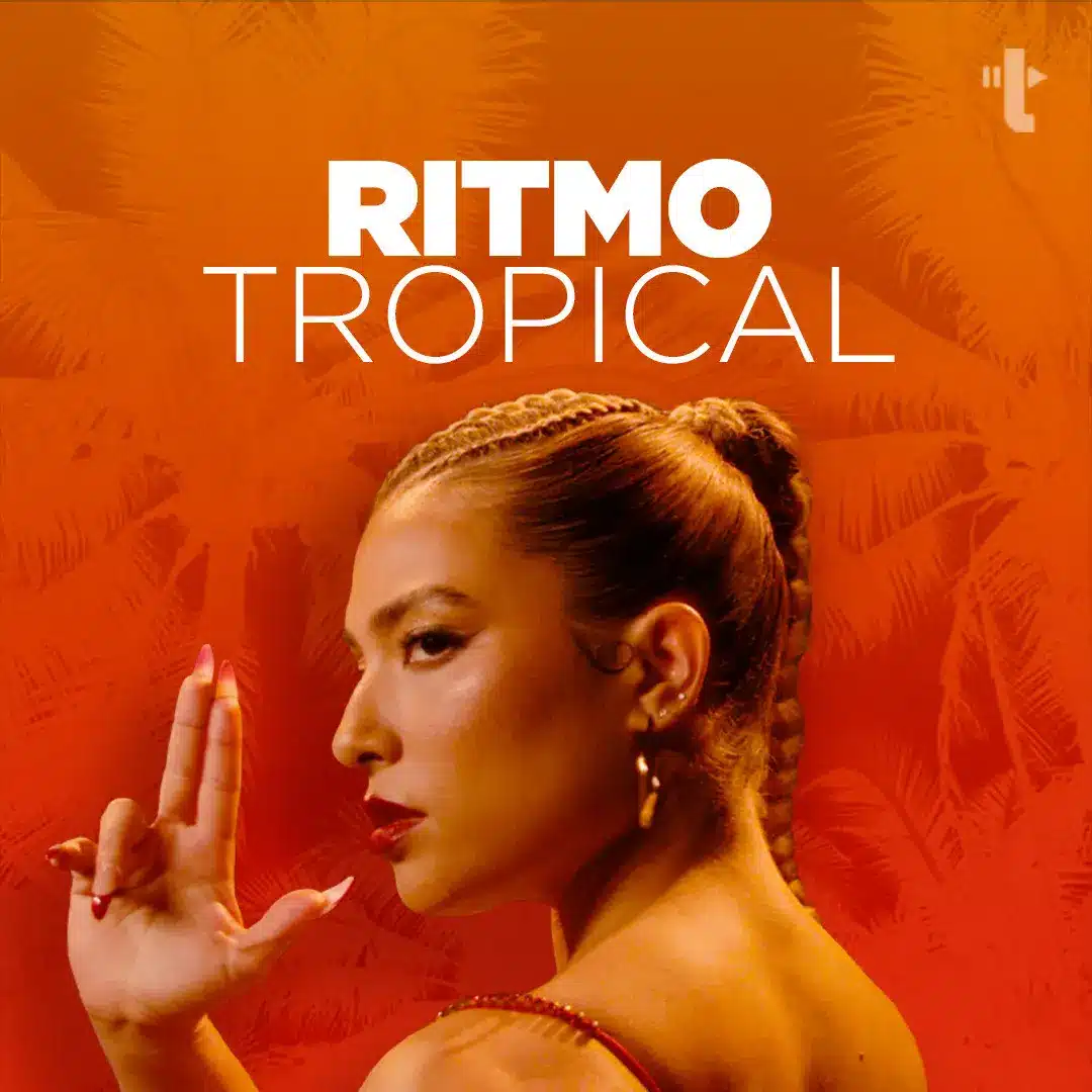 The cover of ritmo tropical featuring Grace Gaustad.