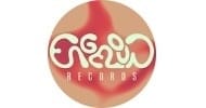 Circular logo with the words "Englewod Records" in stylized white text on a tan and red abstract background, reflecting its roots in music industry guides.