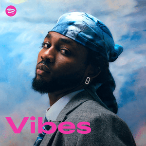 A man in a gray suit and blue patterned headscarf looks over his shoulder against a pastel sky, evoking a Protoje Case Study vibe. The word "Vibes" appears in pink text at the bottom.